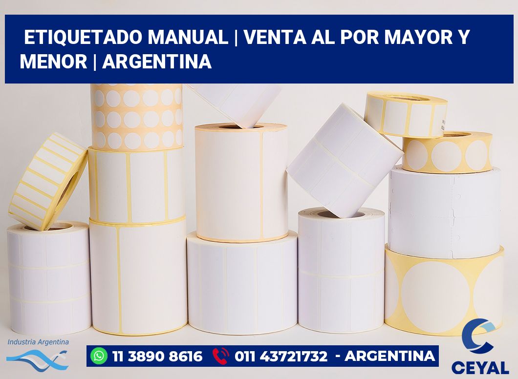 Etiquetado manual | Venta al por mayor y menor | Argentina