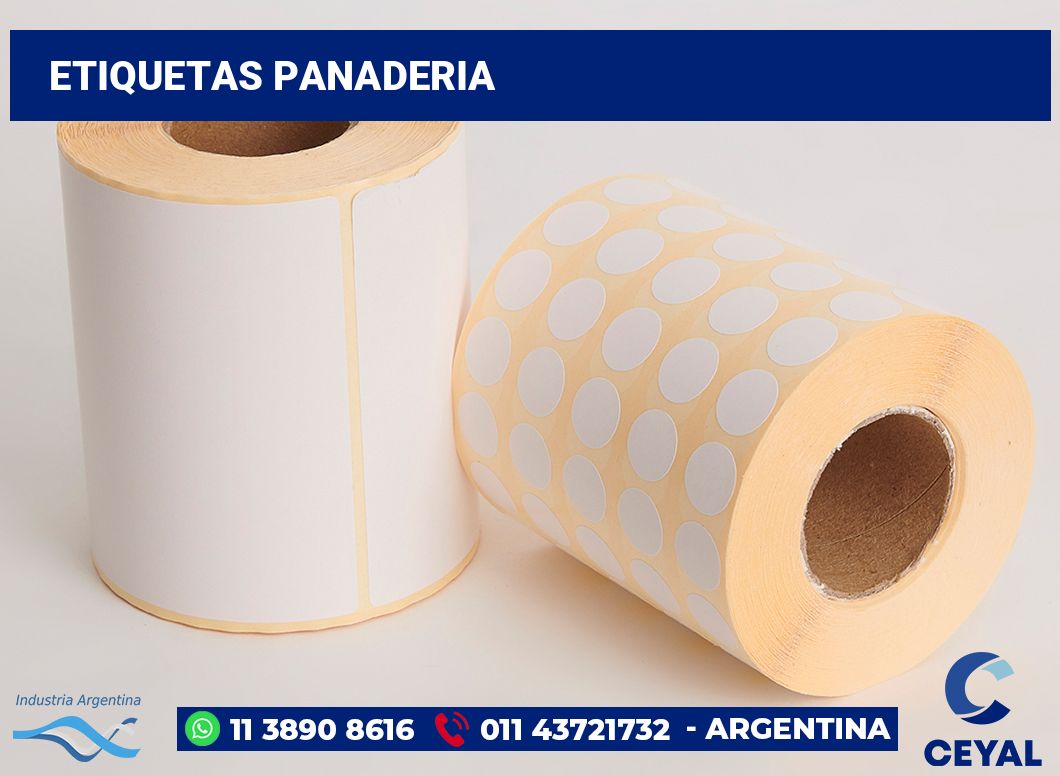 Etiquetas Panaderia