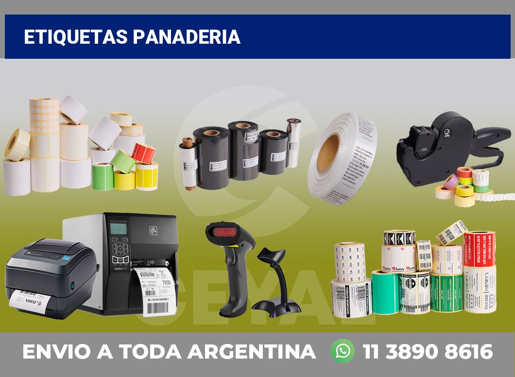 Etiquetas Panaderia