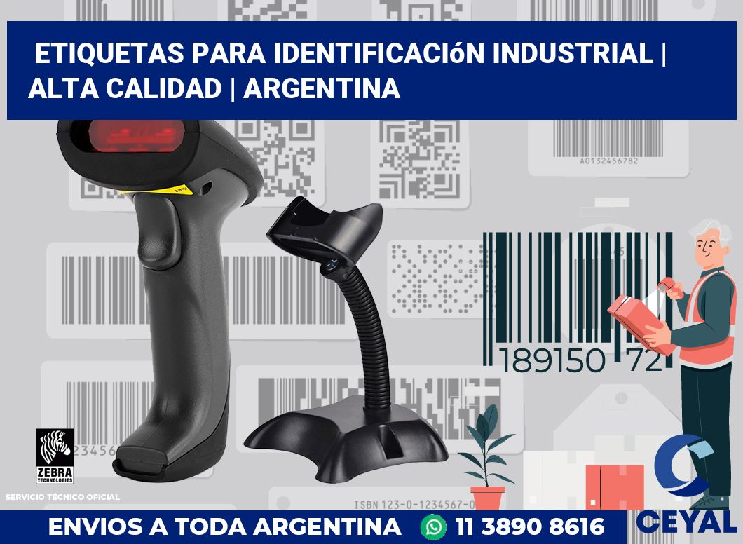 Etiquetas para identificación industrial | Alta calidad | Argentina