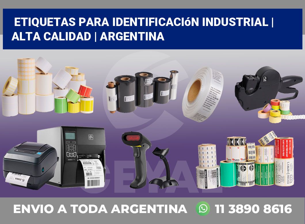 Etiquetas para identificación industrial | Alta calidad | Argentina