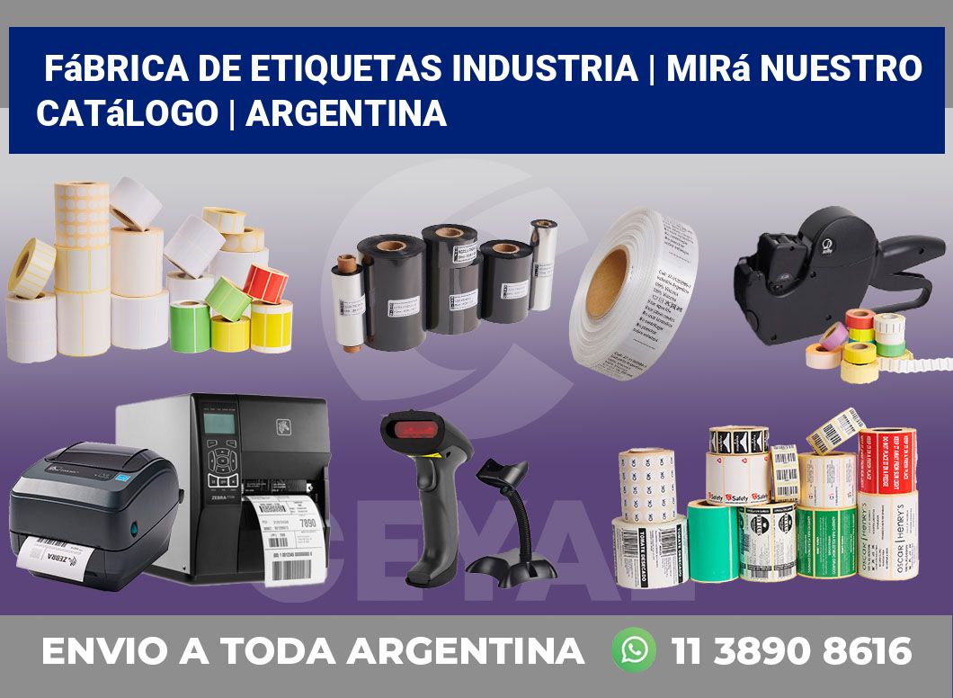 Fábrica de etiquetas industria | Mirá nuestro catálogo | Argentina