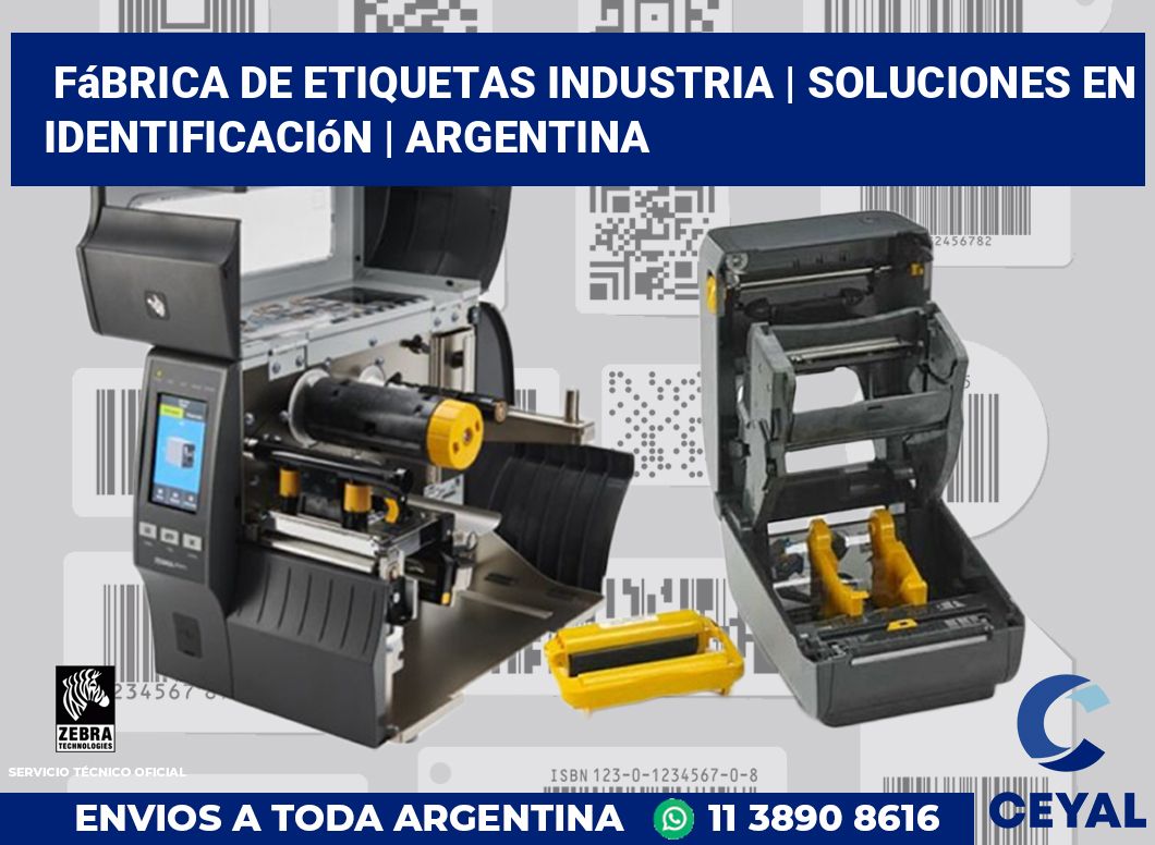 Fábrica de etiquetas industria | Soluciones en identificación | Argentina