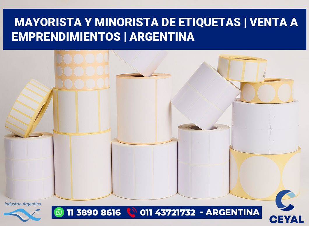 Mayorista y minorista de etiquetas | Venta a emprendimientos | Argentina