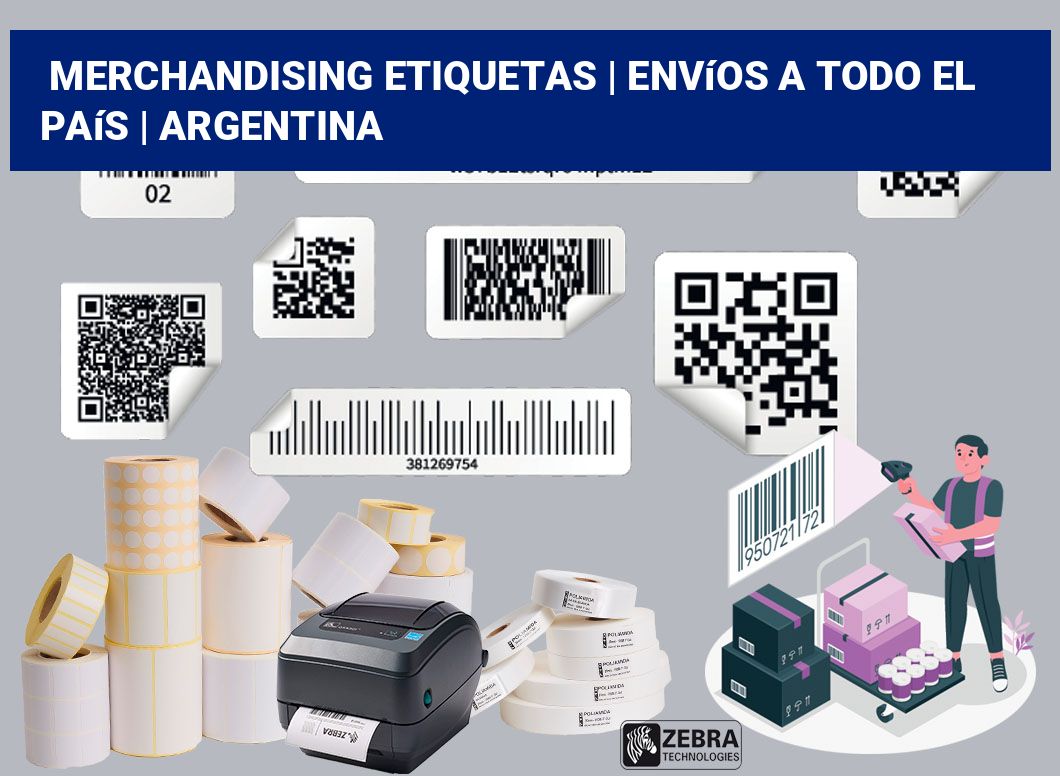 Merchandising etiquetas | Envíos a todo el país | Argentina