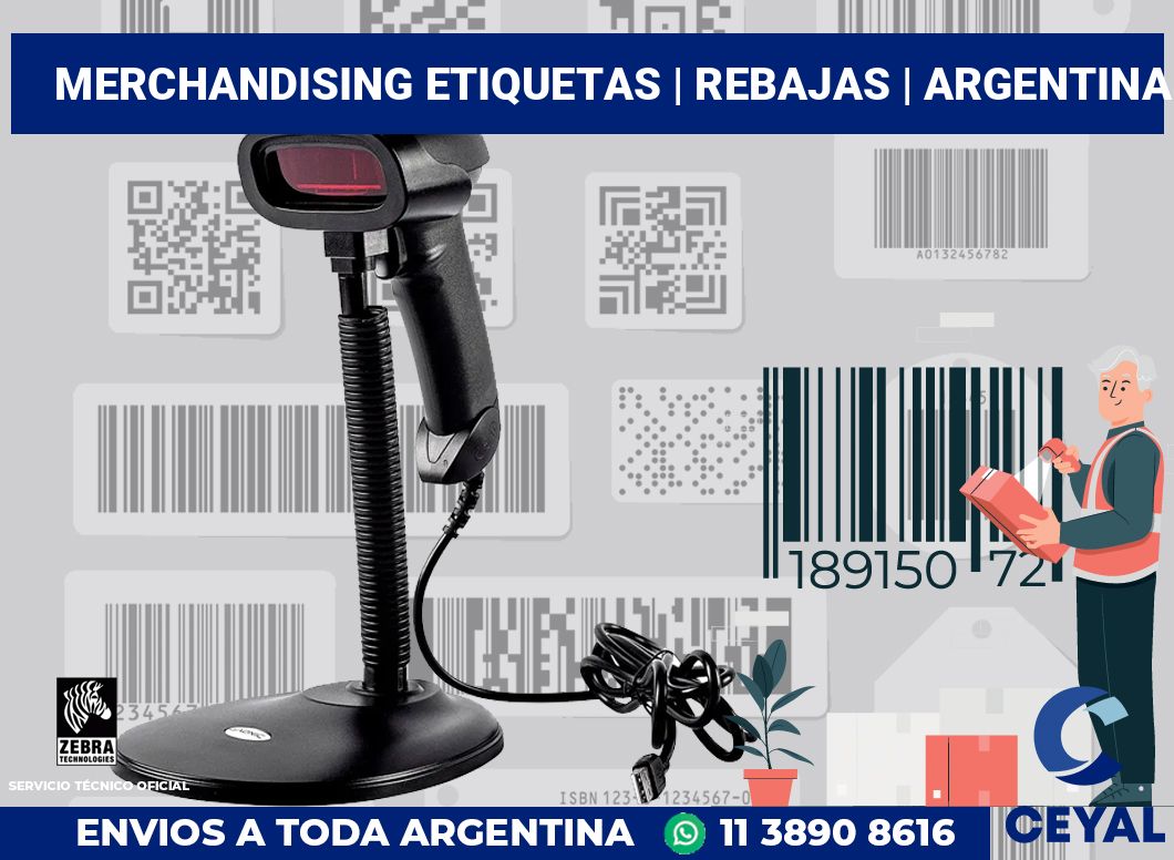 Merchandising etiquetas | Rebajas | Argentina