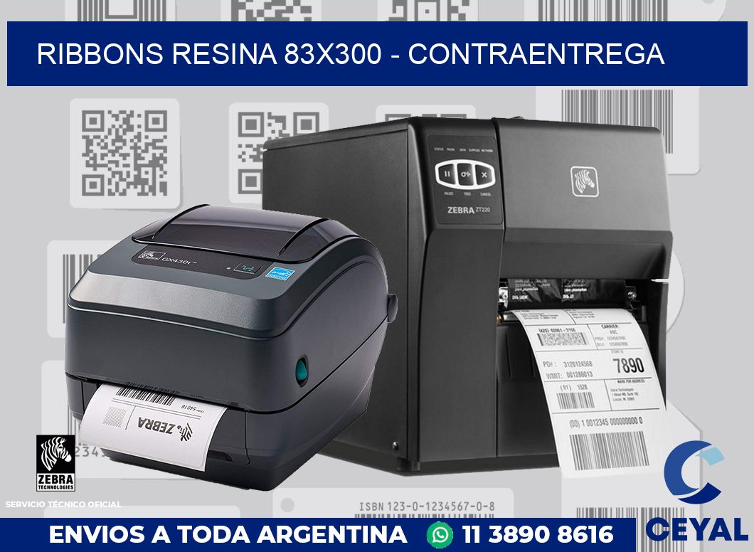 Ribbons resina 83x300 - contraentrega