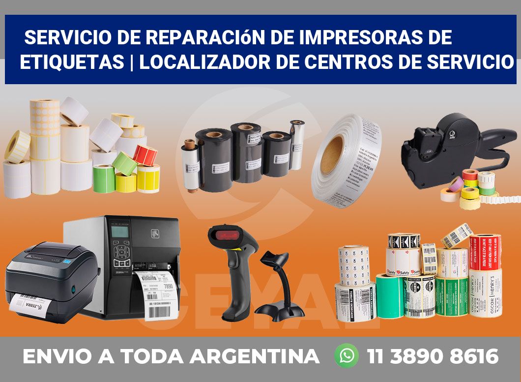Servicio de reparación de impresoras de etiquetas | Localizador de centros de servicio