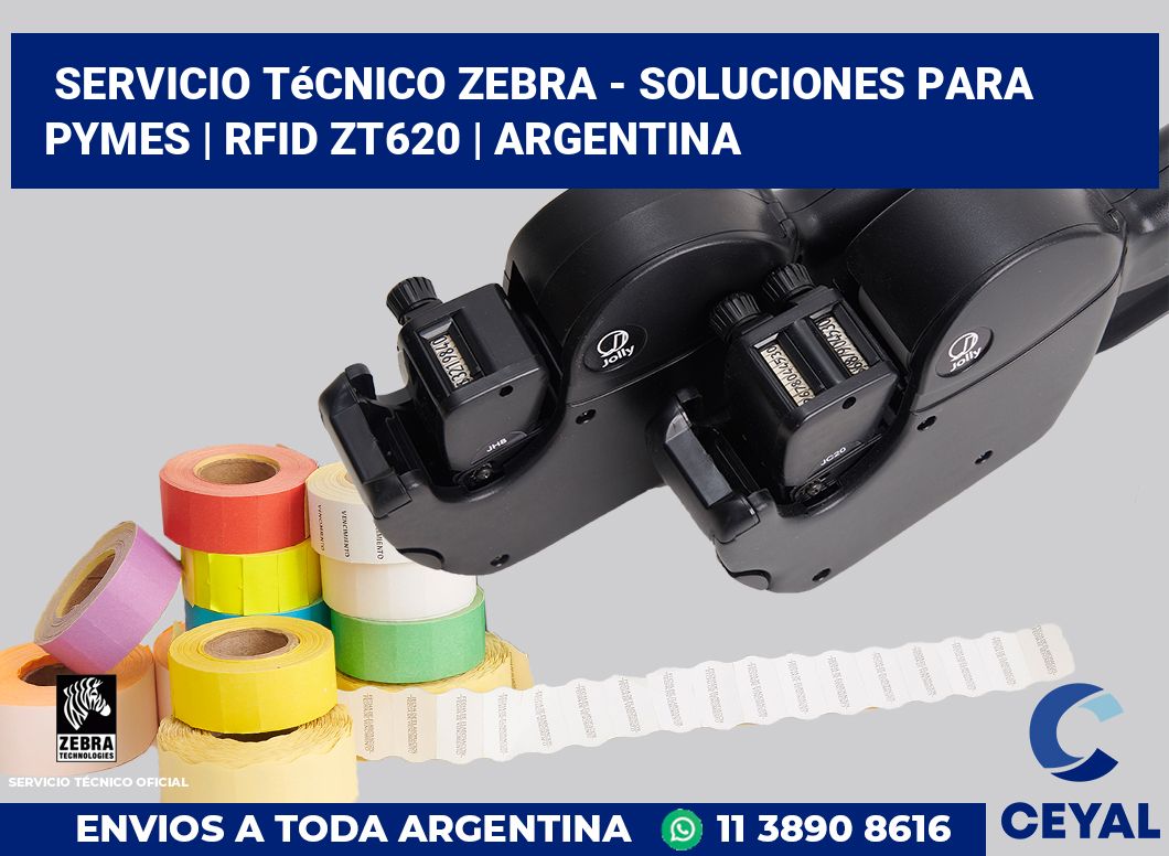Servicio técnico Zebra - Soluciones para Pymes | RFID ZT620 | Argentina