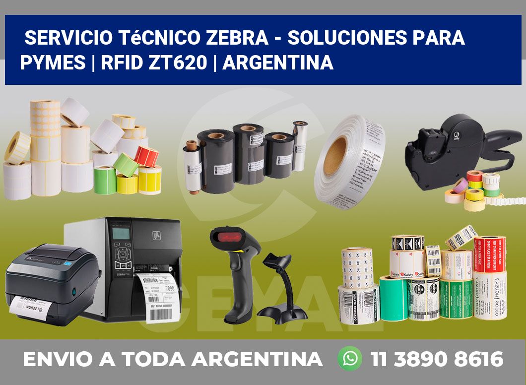 Servicio técnico Zebra – Soluciones para Pymes | RFID ZT620 | Argentina