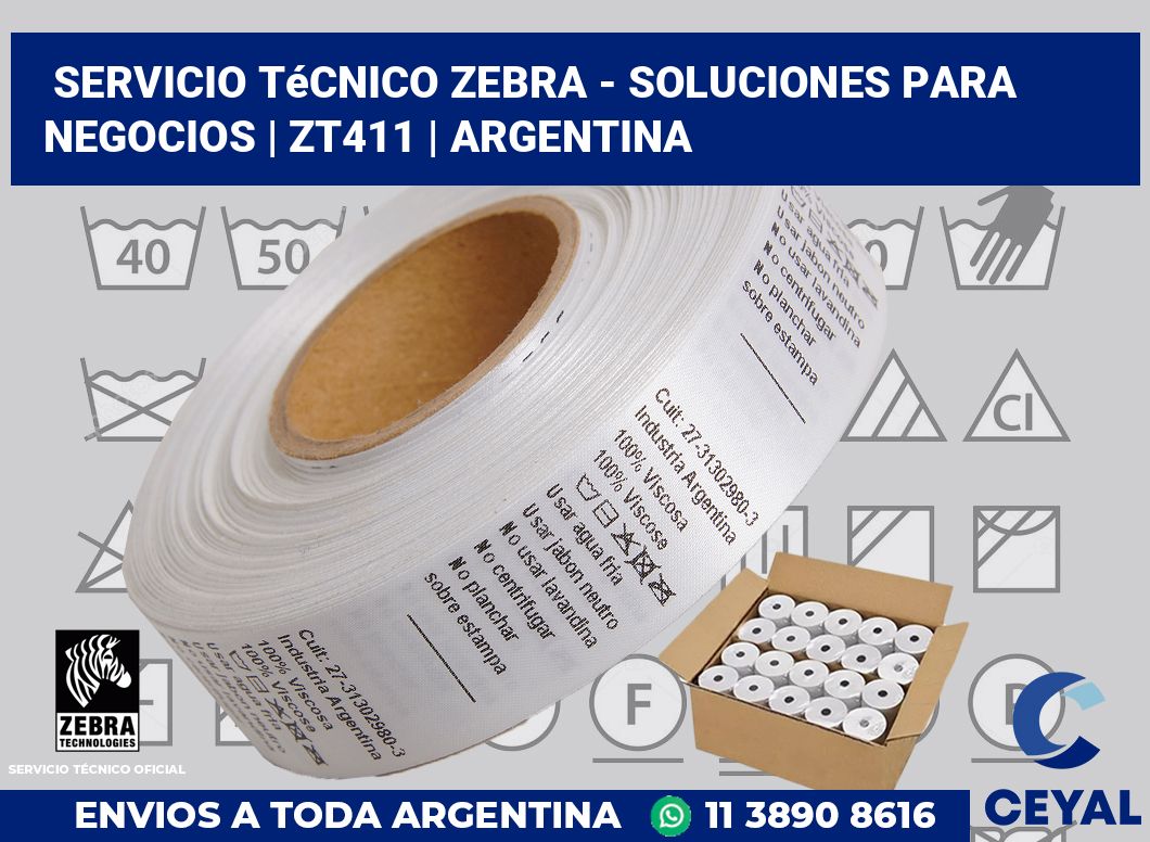 Servicio técnico Zebra - Soluciones para negocios | ZT411 | Argentina