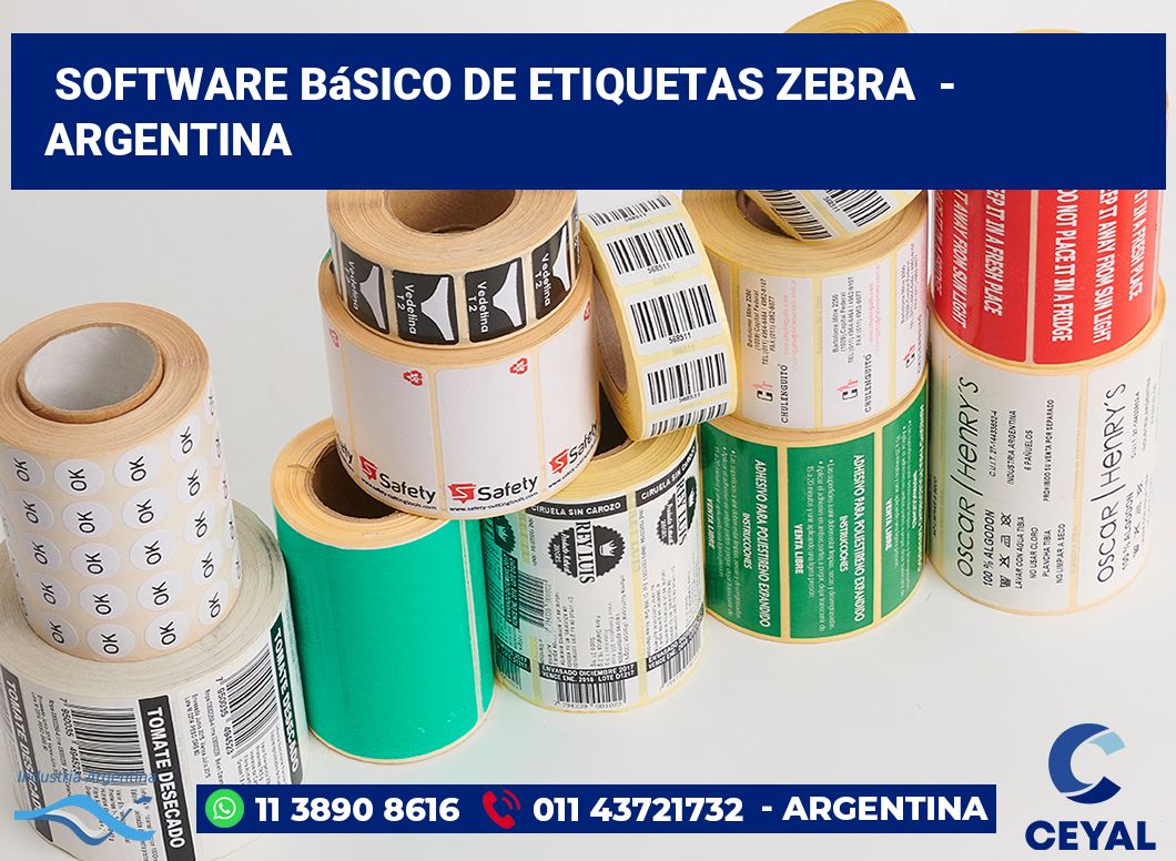 Software básico de etiquetas zebra  - Argentina