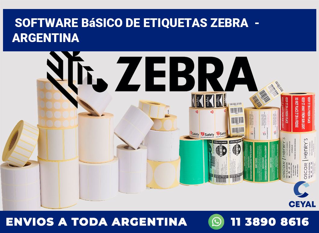 Software básico de etiquetas zebra  – Argentina