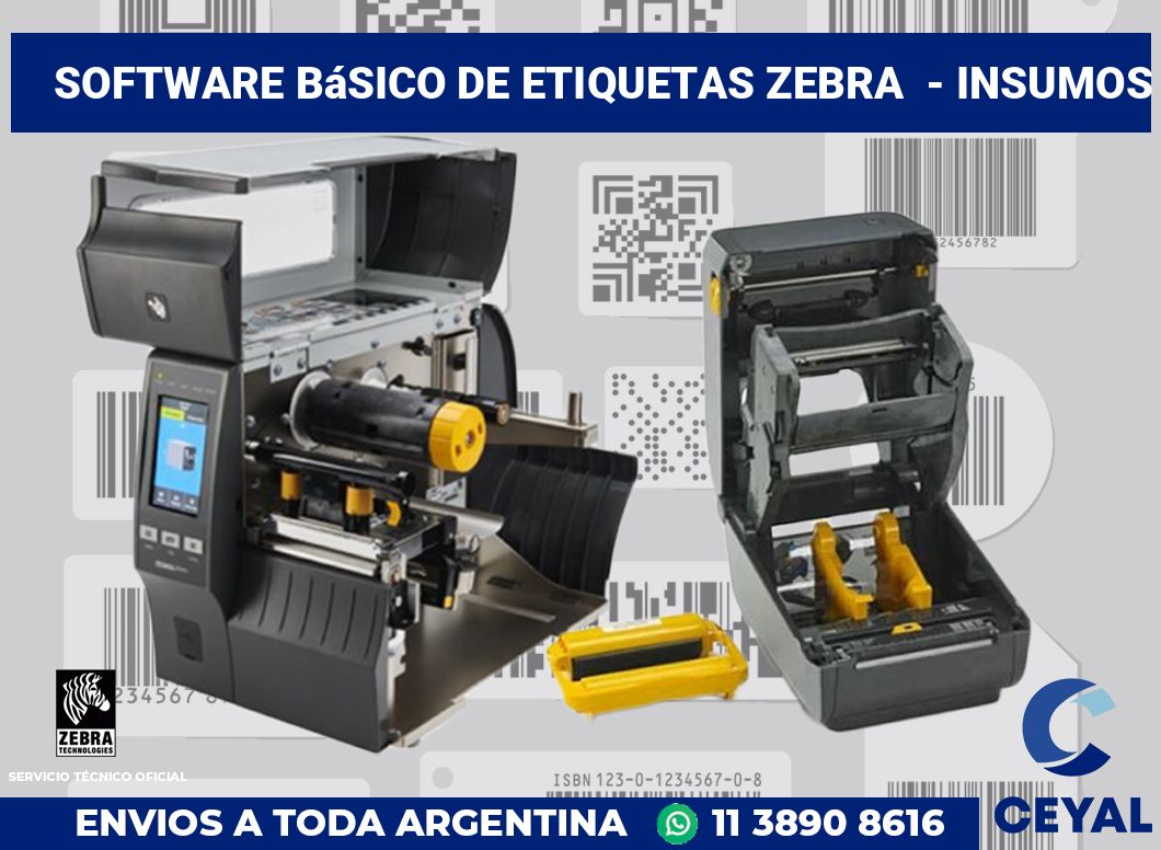 Software básico de etiquetas zebra  - Insumos