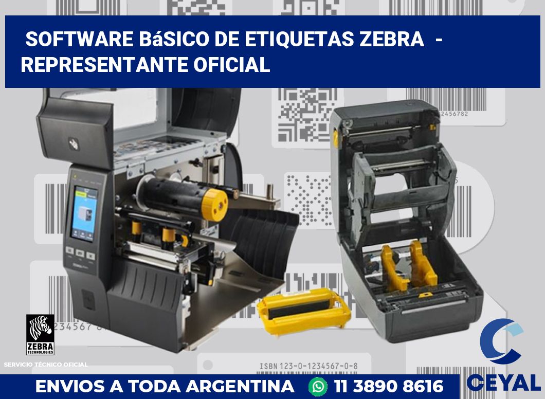 Software básico de etiquetas zebra - Representante oficial