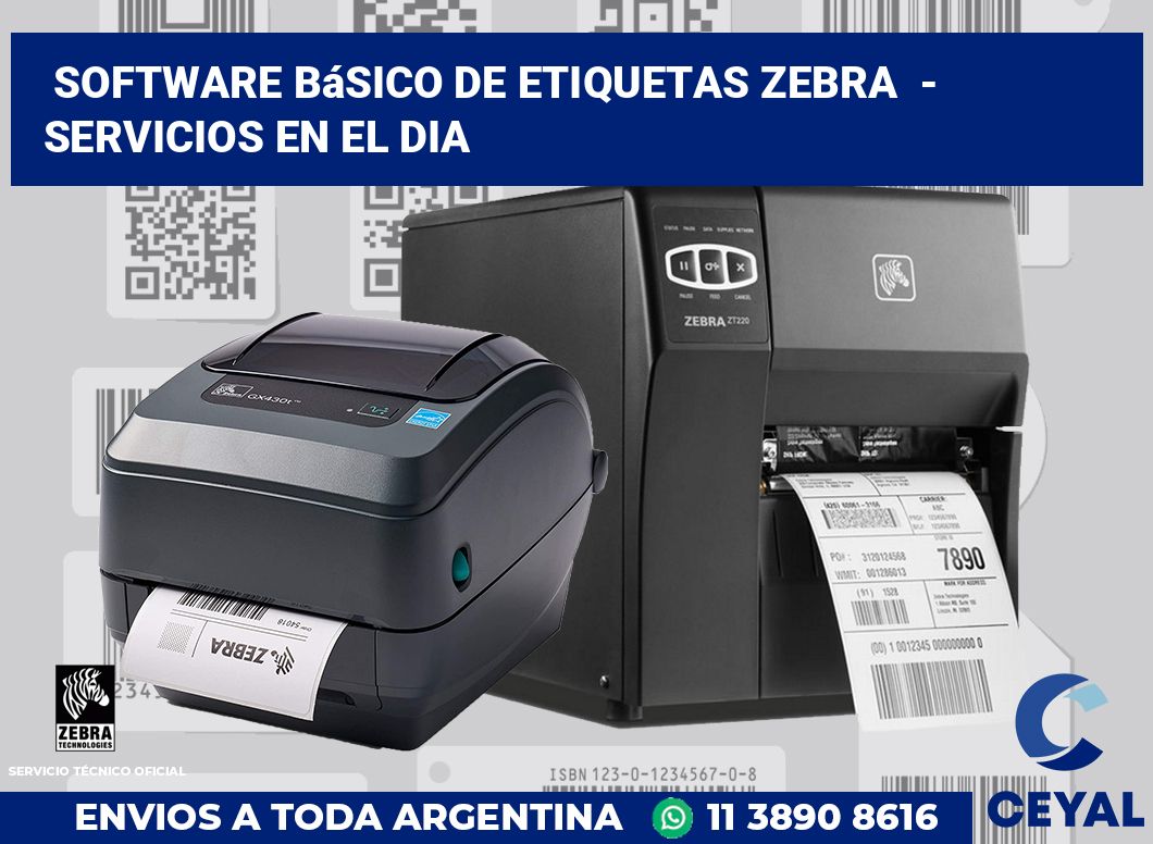 Software básico de etiquetas zebra  - Servicios en el dia