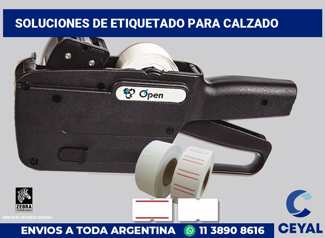 Soluciones de Etiquetado para calzado