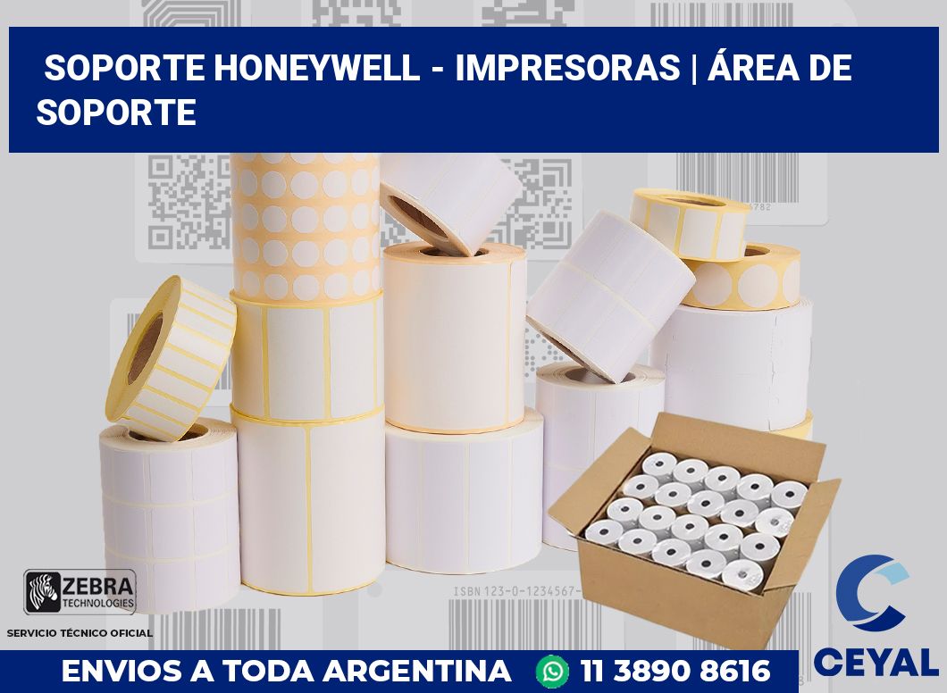 Soporte Honeywell - impresoras | Área de soporte