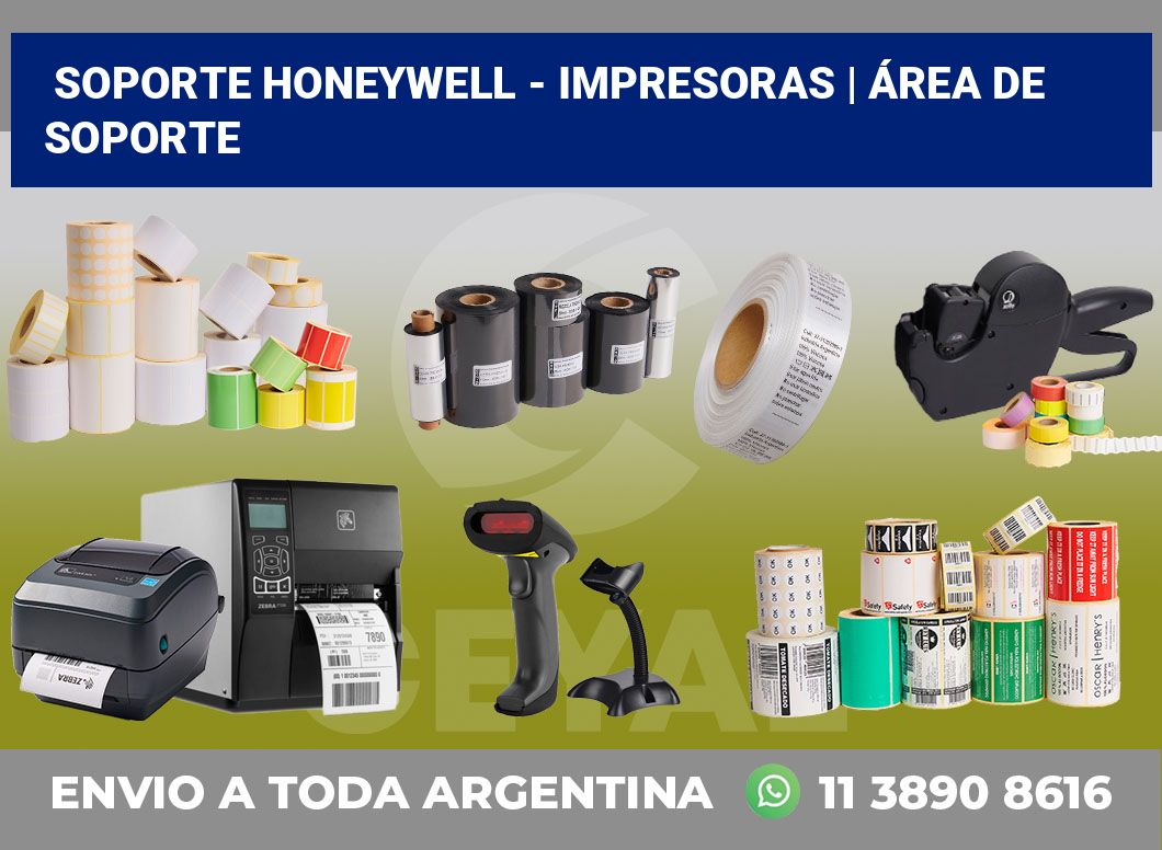 Soporte Honeywell – impresoras | Área de soporte