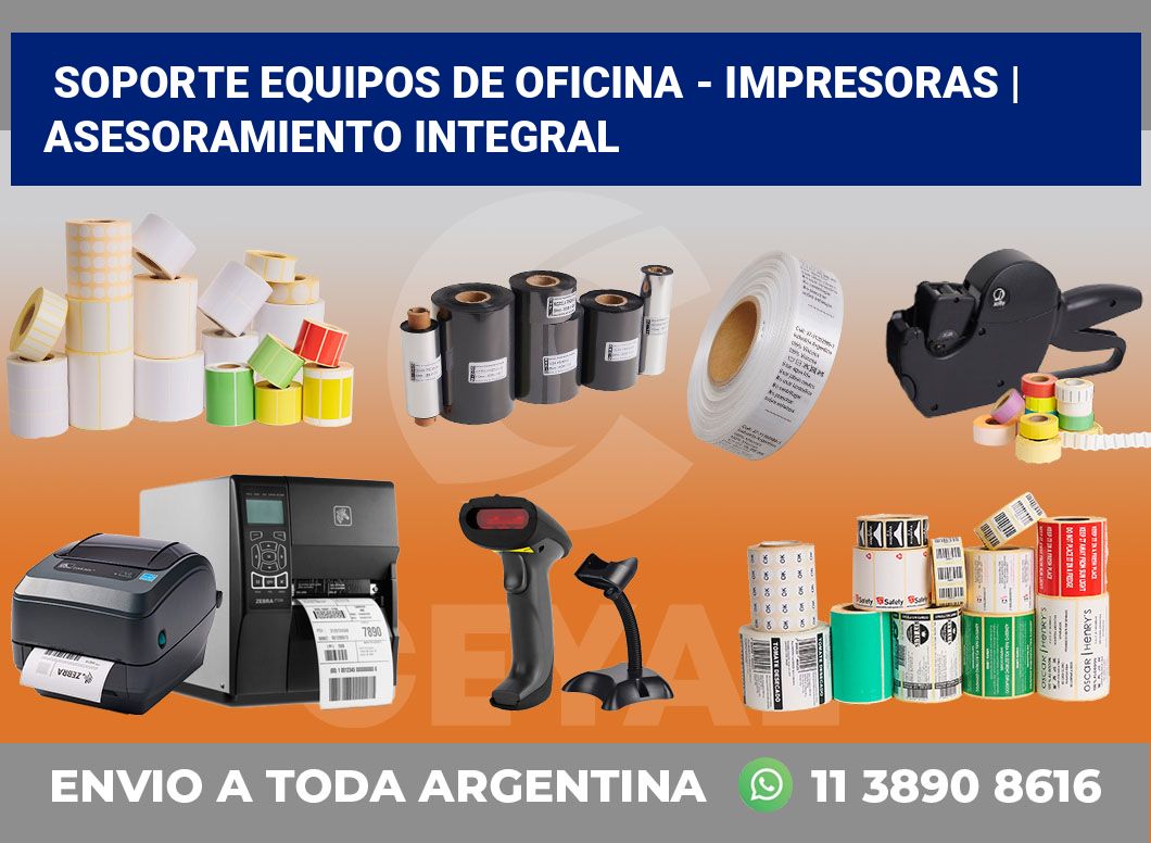 Soporte equipos de oficina – impresoras | Asesoramiento integral