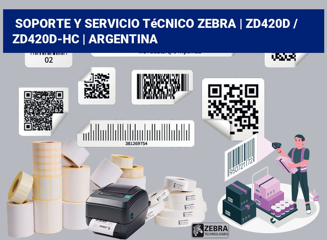 Soporte y servicio técnico Zebra | ZD420d / ZD420d‑HC | Argentina