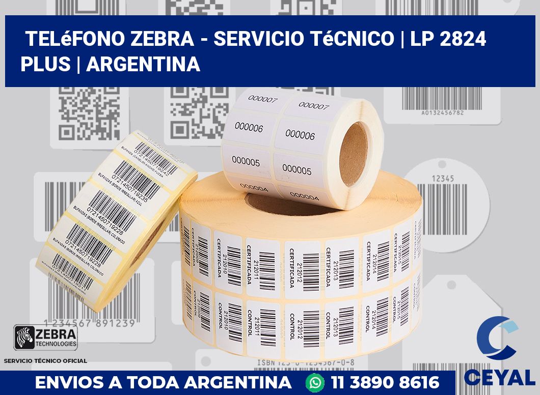 Teléfono Zebra - Servicio Técnico | LP 2824 Plus | Argentina