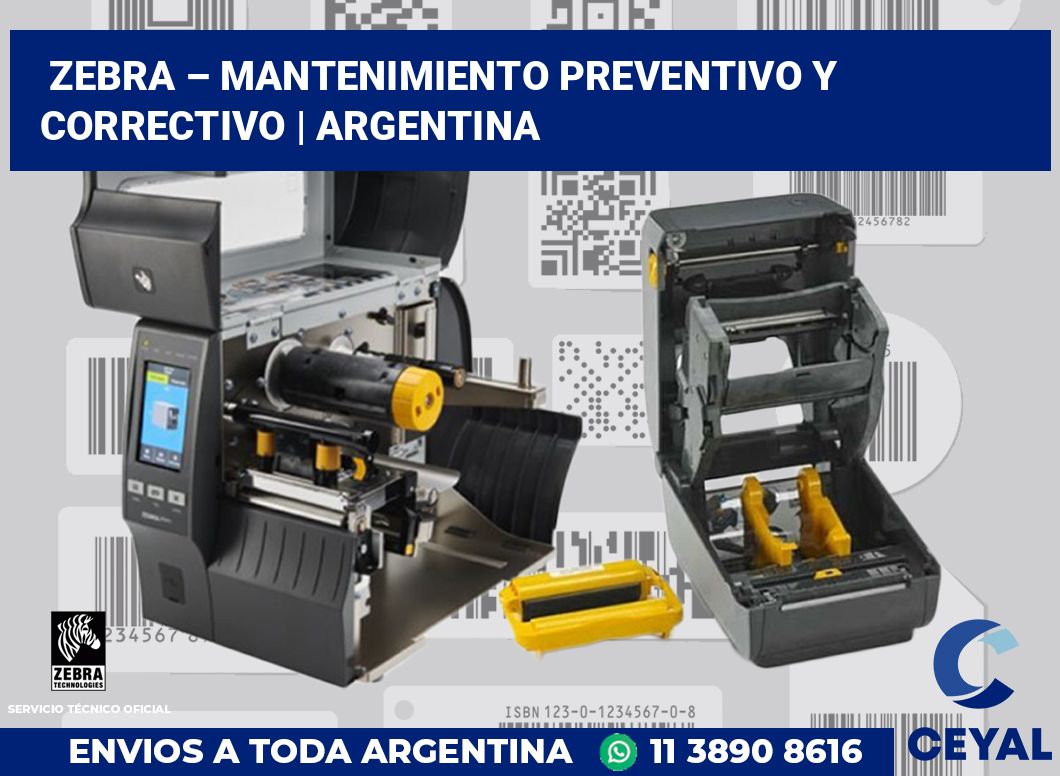 Zebra – mantenimiento preventivo y correctivo | Argentina