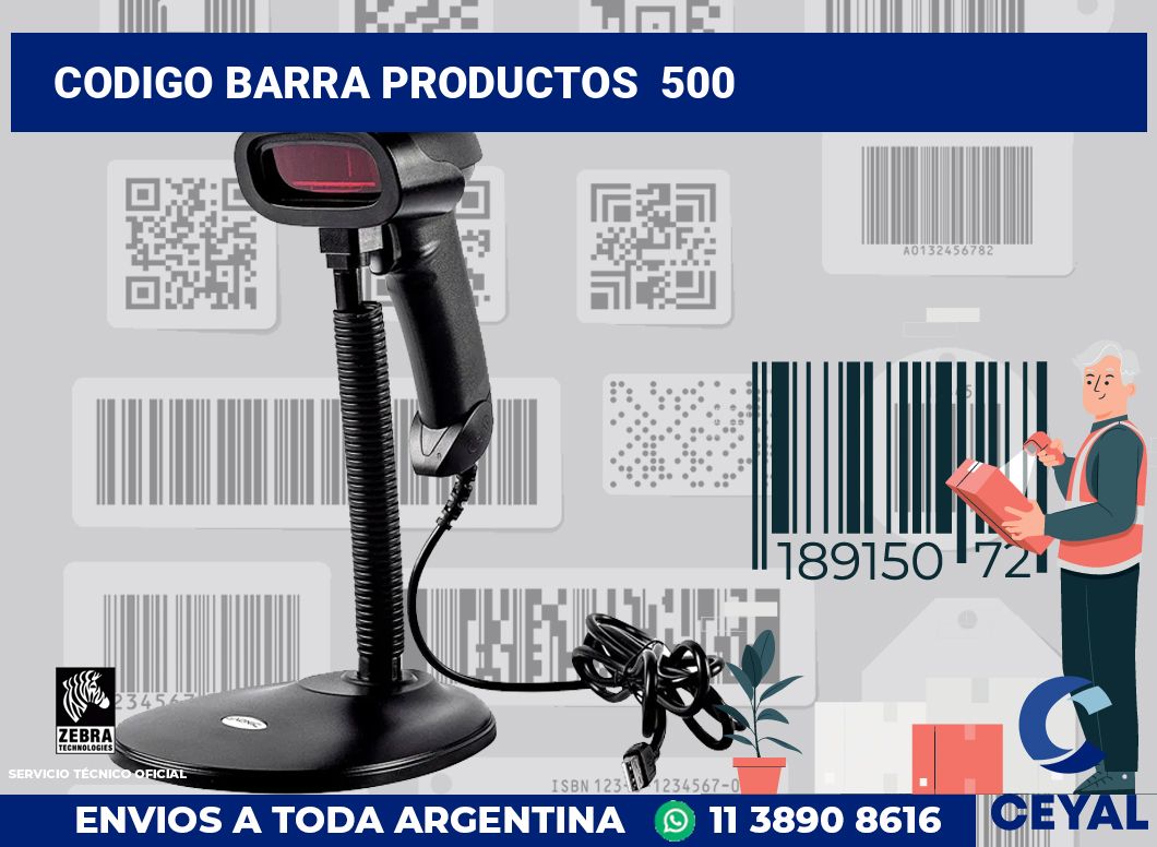 codigo barra productos  500