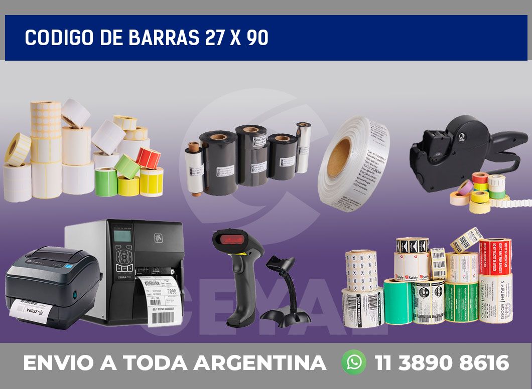 codigo de barras 27 x 90