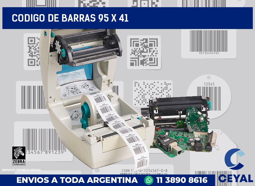 codigo de barras 95 x 41