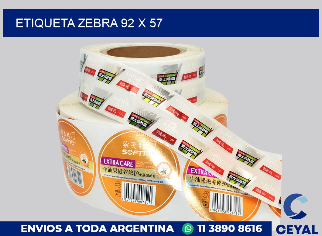 etiqueta zebra 92 x 57