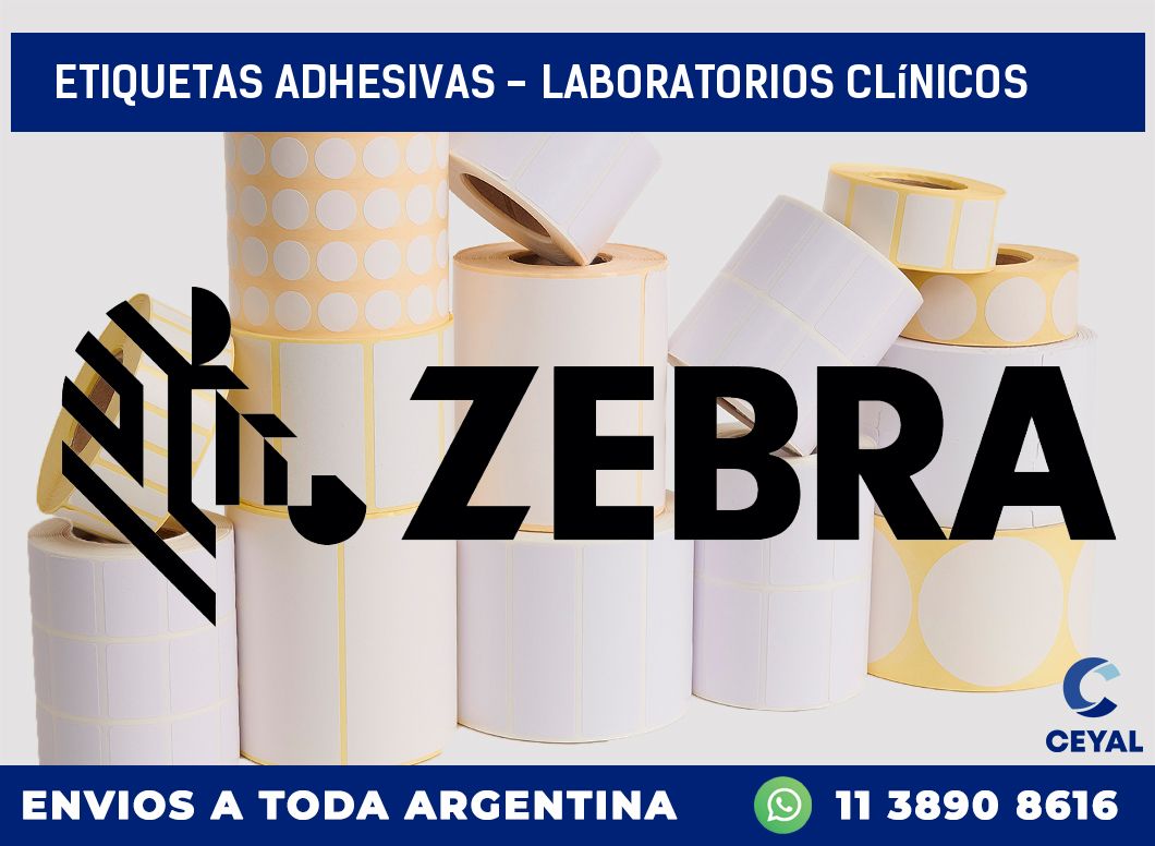 etiquetas adhesivas – Laboratorios clínicos