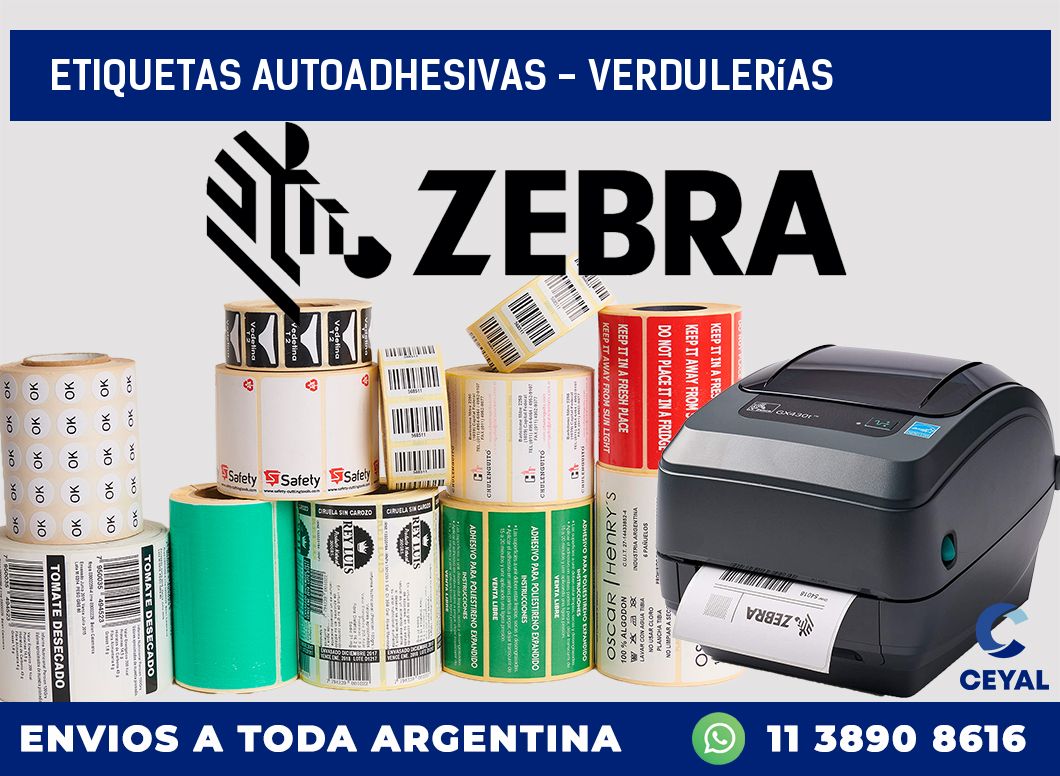 etiquetas autoadhesivas – Verdulerías
