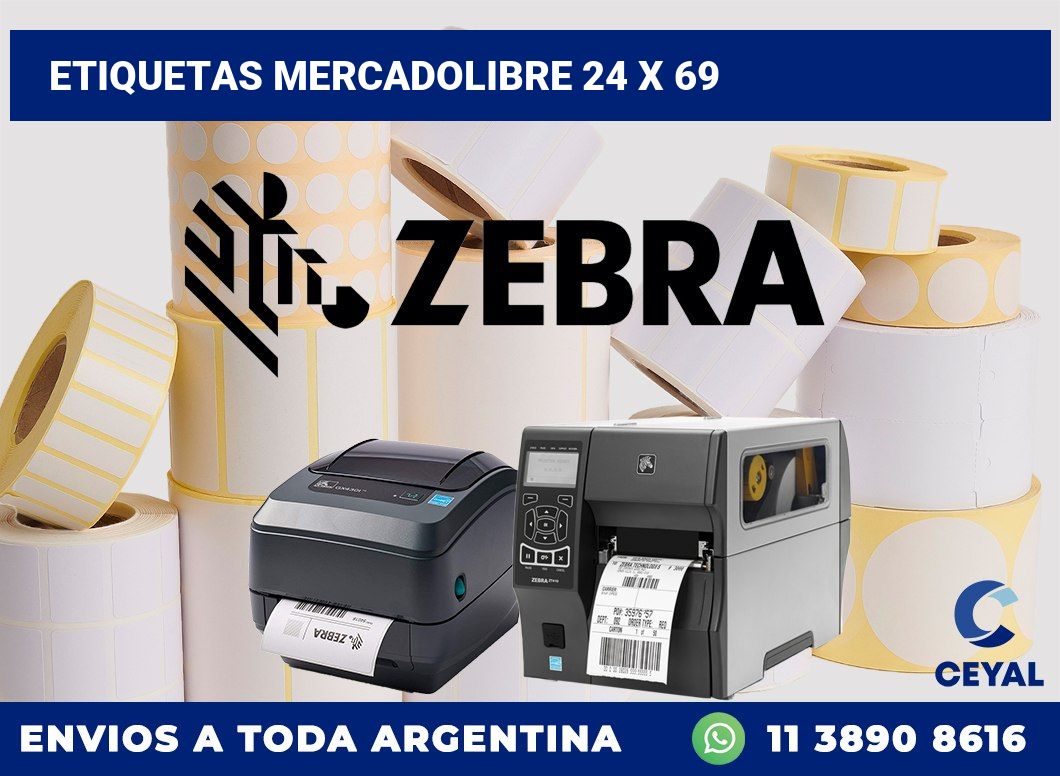 etiquetas mercadolibre 24 x 69