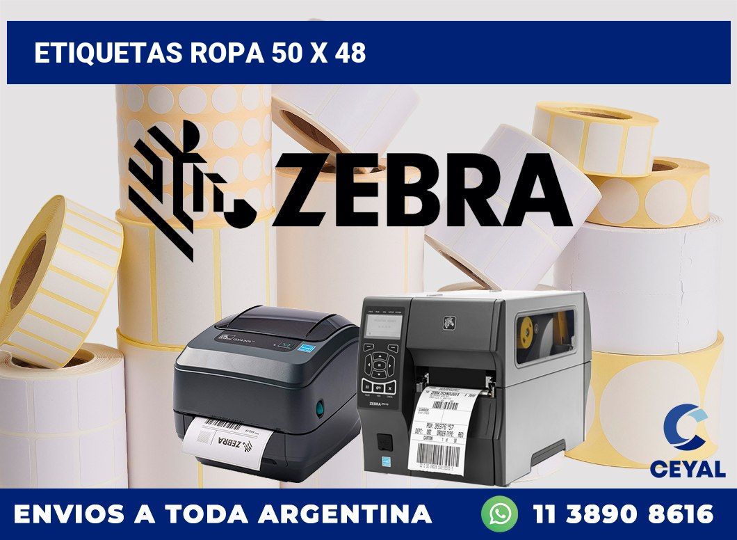 etiquetas ropa 50 x 48