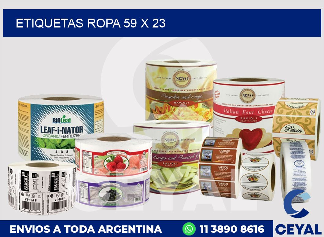 etiquetas ropa 59 x 23