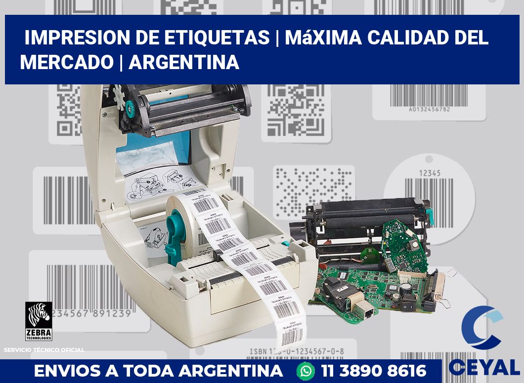 impresion de etiquetas | Máxima calidad del mercado | Argentina
