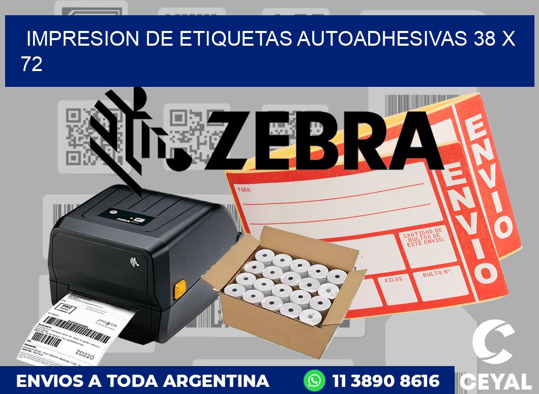 impresion de etiquetas autoadhesivas 38 x 72