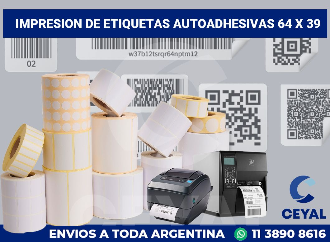 impresion de etiquetas autoadhesivas 64 x 39