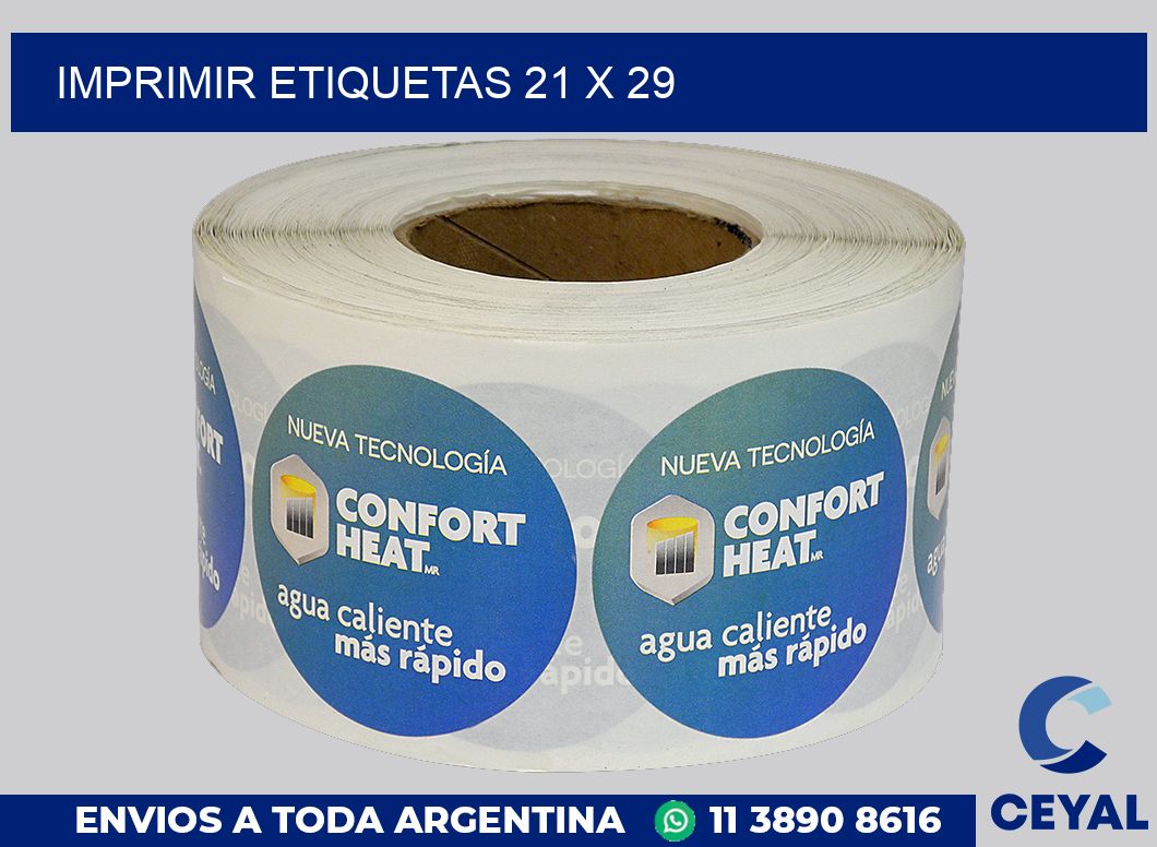 imprimir etiquetas 21 x 29