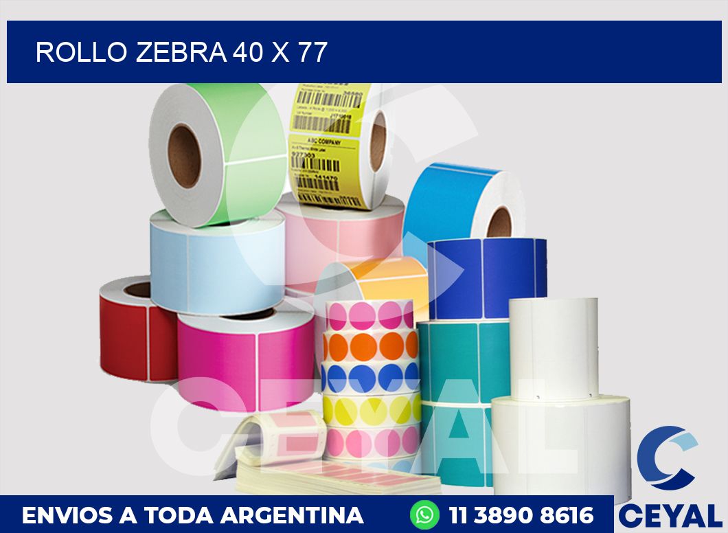 rollo zebra 40 x 77