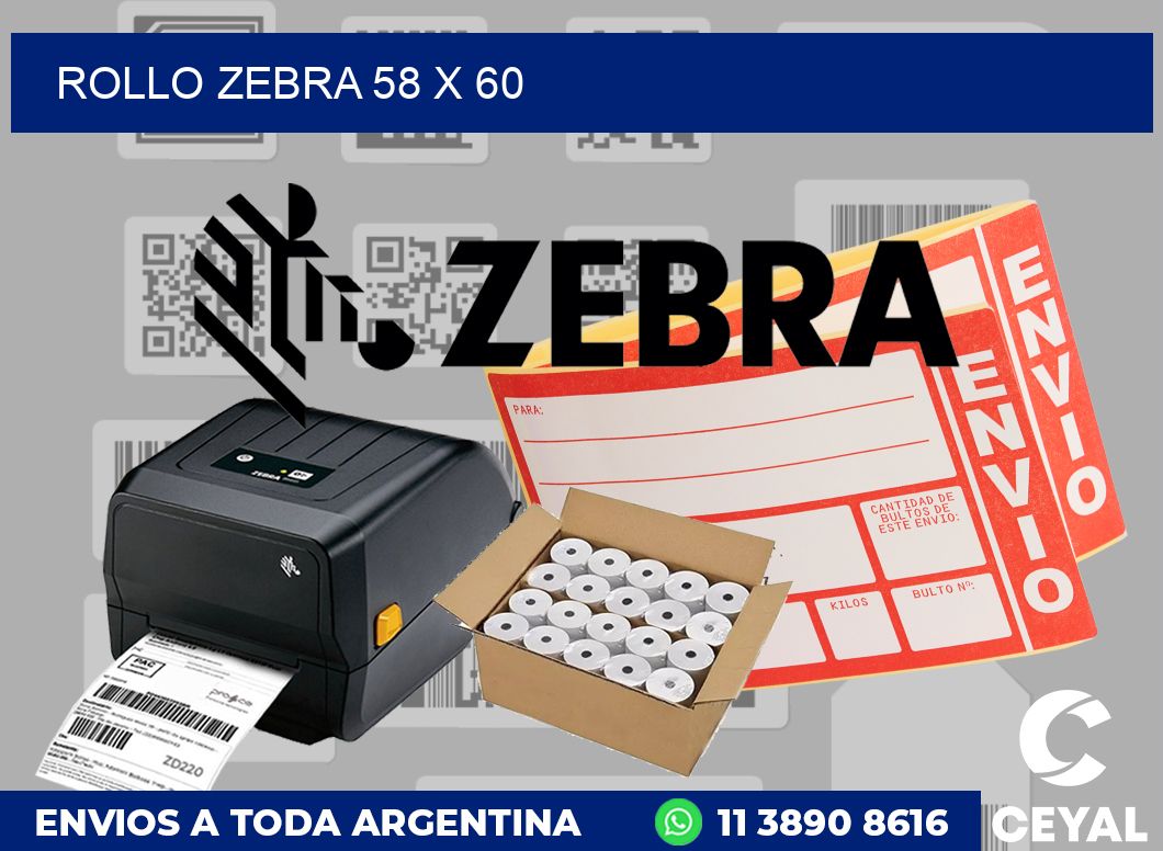 rollo zebra 58 x 60