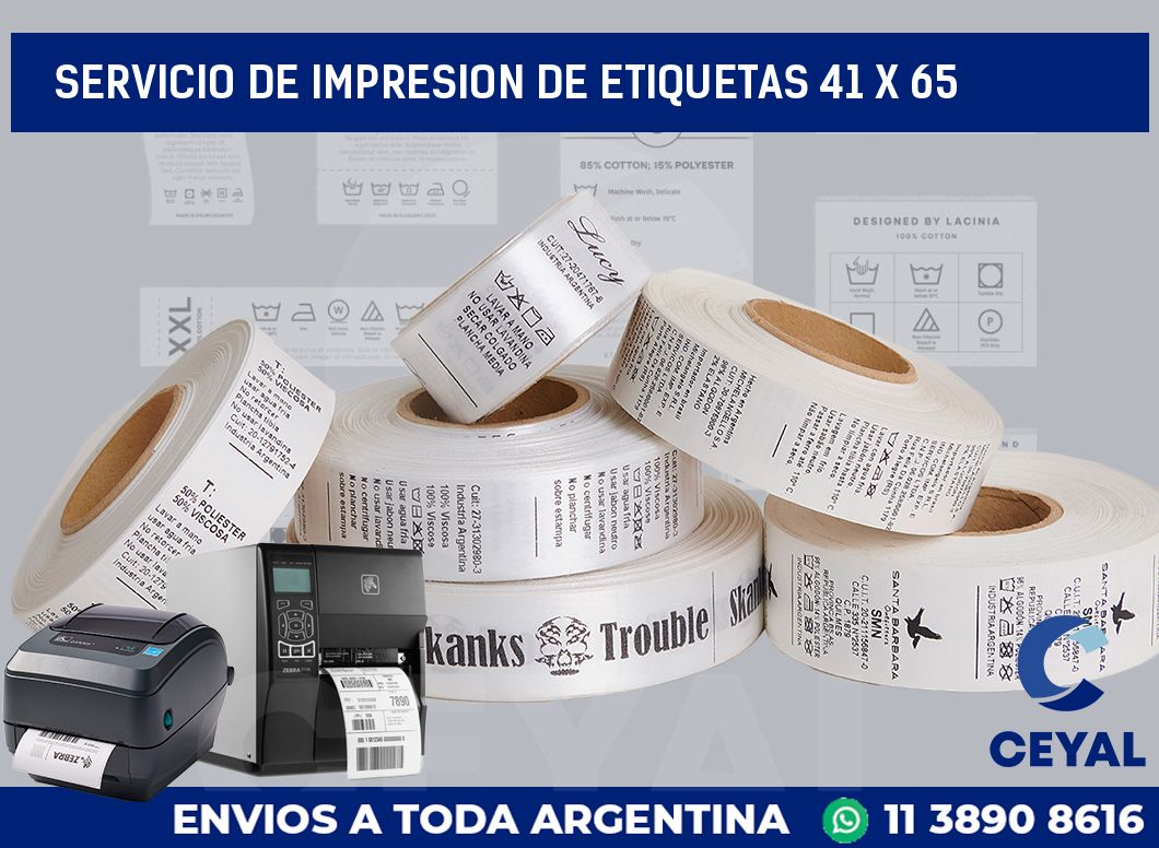 servicio de impresion de etiquetas 41 x 65