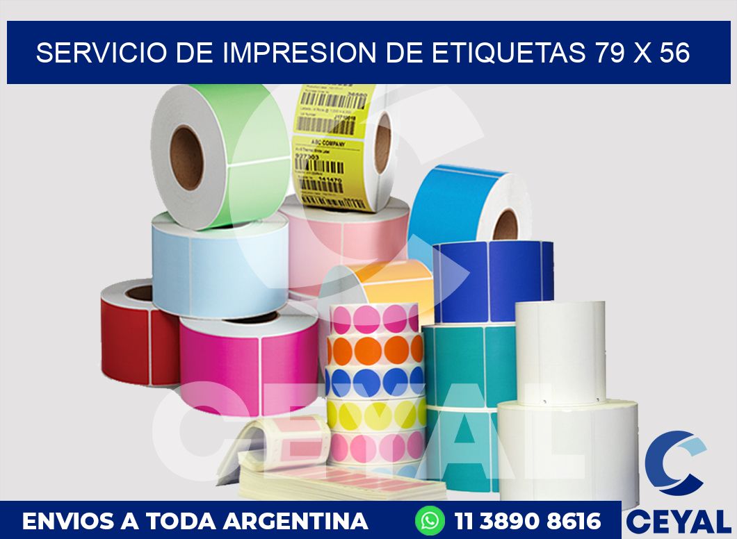 servicio de impresion de etiquetas 79 x 56