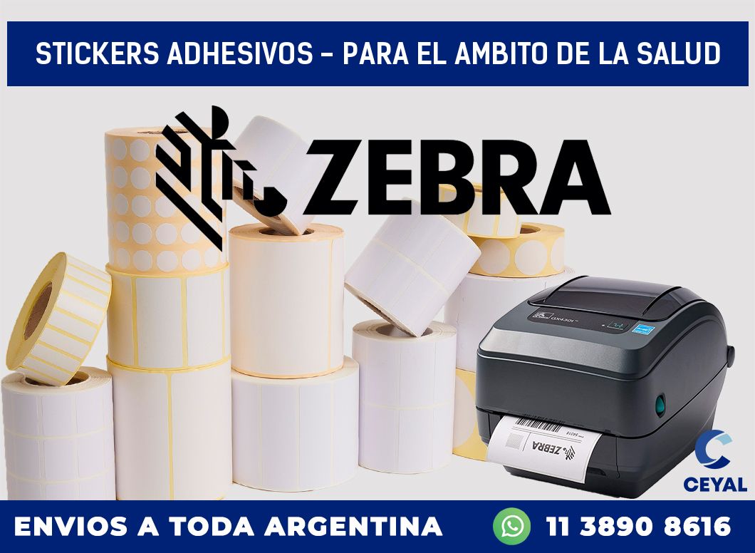 stickers adhesivos – para el ambito de la salud