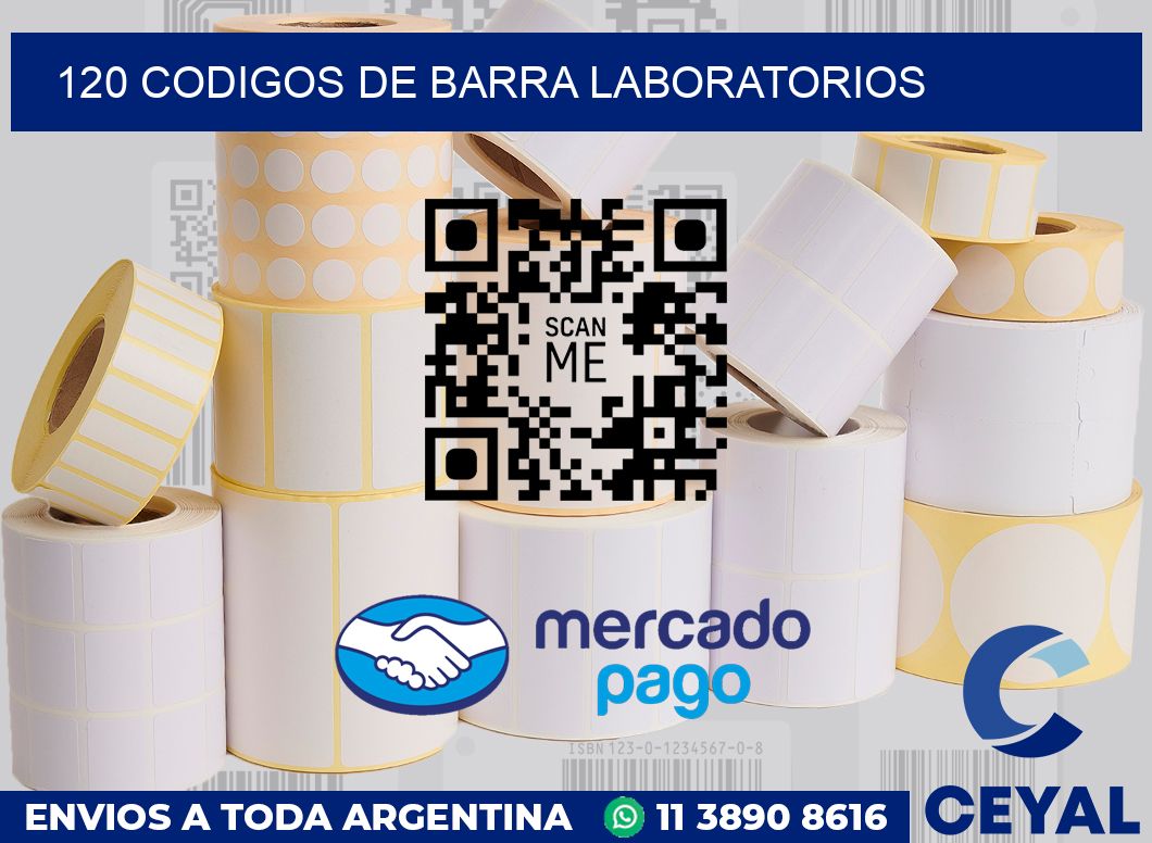 120 Codigos de barra laboratorios