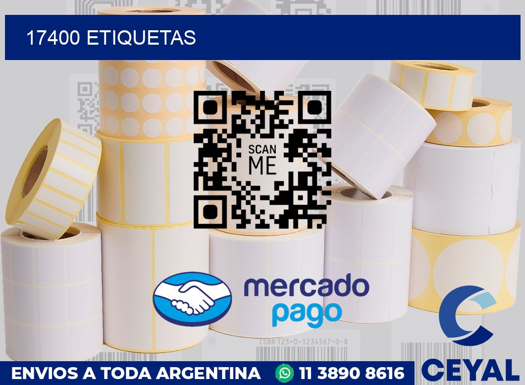 17400 etiquetas