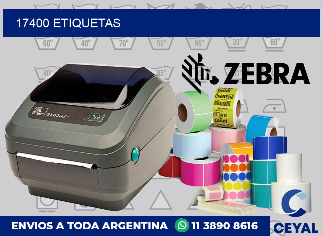 17400 etiquetas