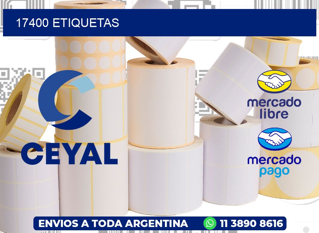 17400 etiquetas