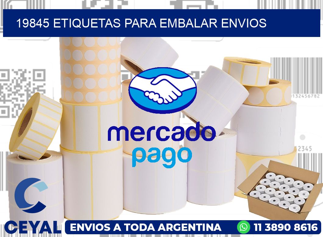 19845 Etiquetas para embalar envios